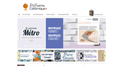 Desktop Screenshot of diffusion-ceramique.com